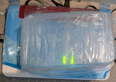 improvised router cover