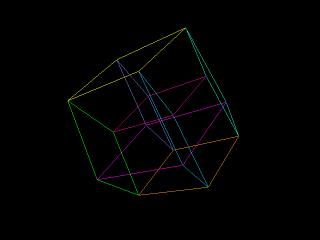 Hypercube screen saver